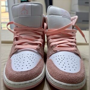 Air Jordan Pink and White Men’s Sneakers